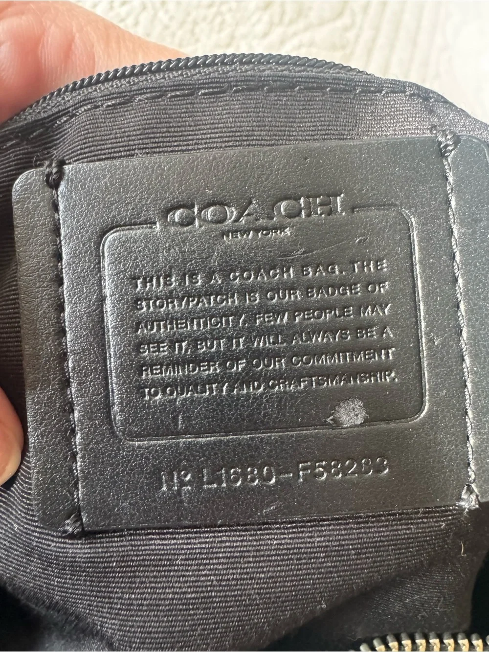 Coach Black and Gray Signature Jacquard Tote